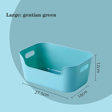 boîtes rangement orange bleu vert poignées intégrées multifonctionnelles modernes pratiques