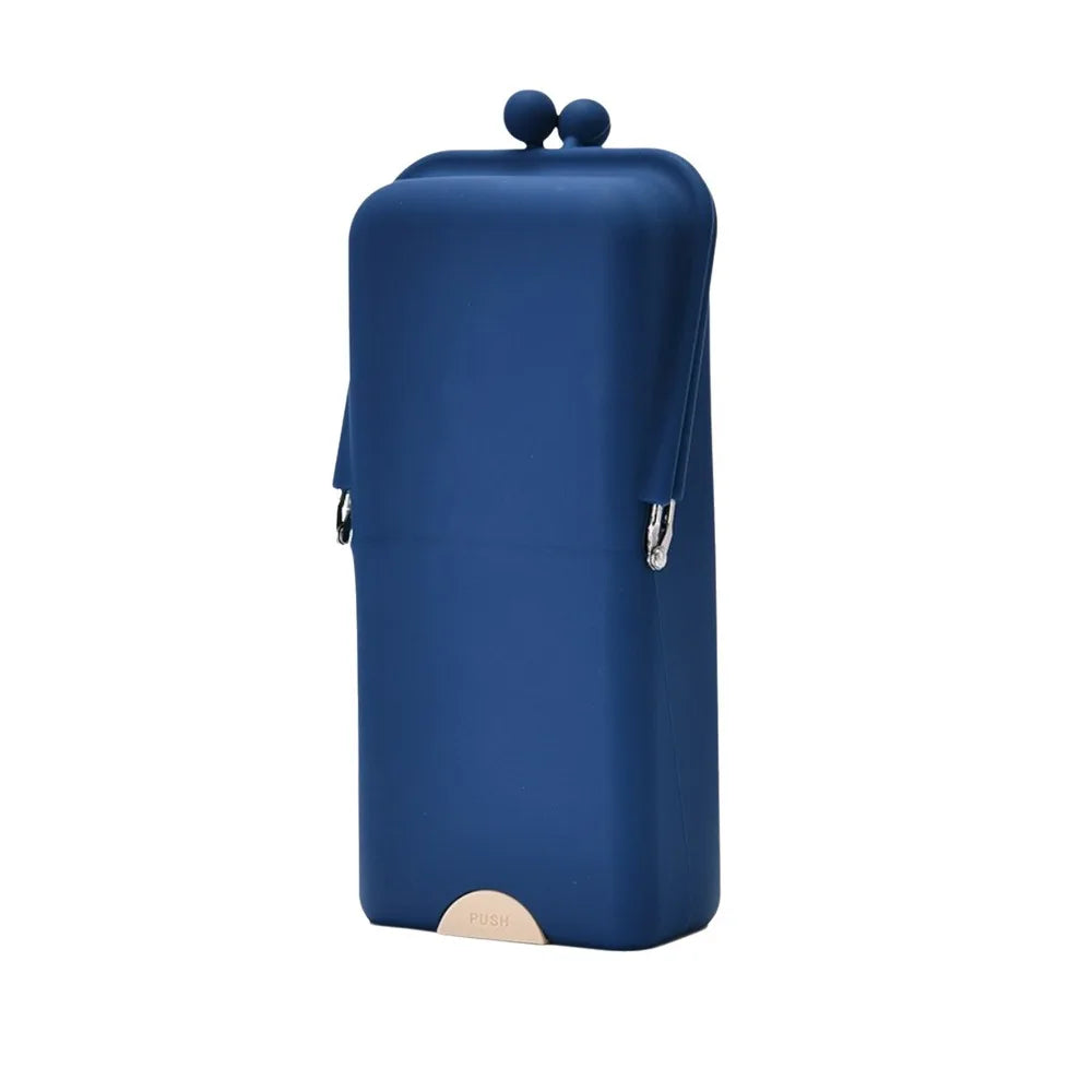 étui pinceaux cosmétiques réutilisable moderne rose gris bleu vert violet polyester opaque