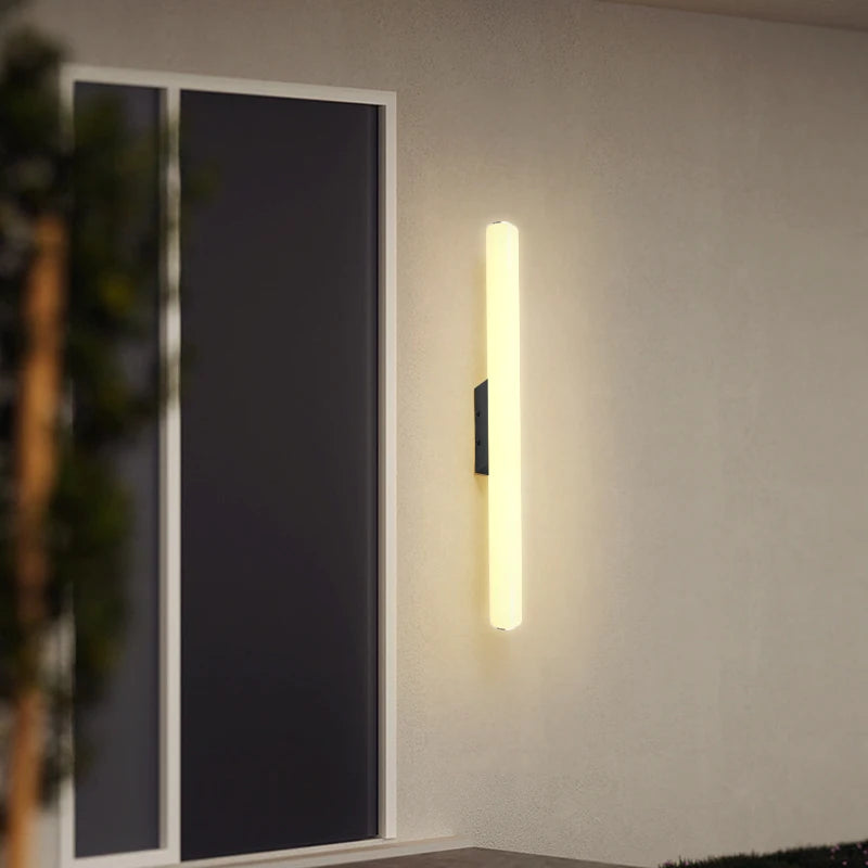 applique murale led moderne blanc noir fixée mur éclairage quotidien chambre cuisine salon