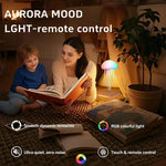 lampe led forme méduse multicolore effet dégradé télécommande moderne innovant texture froissée bionique base