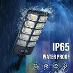 lampe solaire led noir moderne ip65 radar 10m rotatable stand