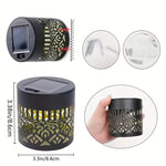 lampe solaire murale mandala décorative motif floral orientaliste imperméable extérieur jardin véranda couloir