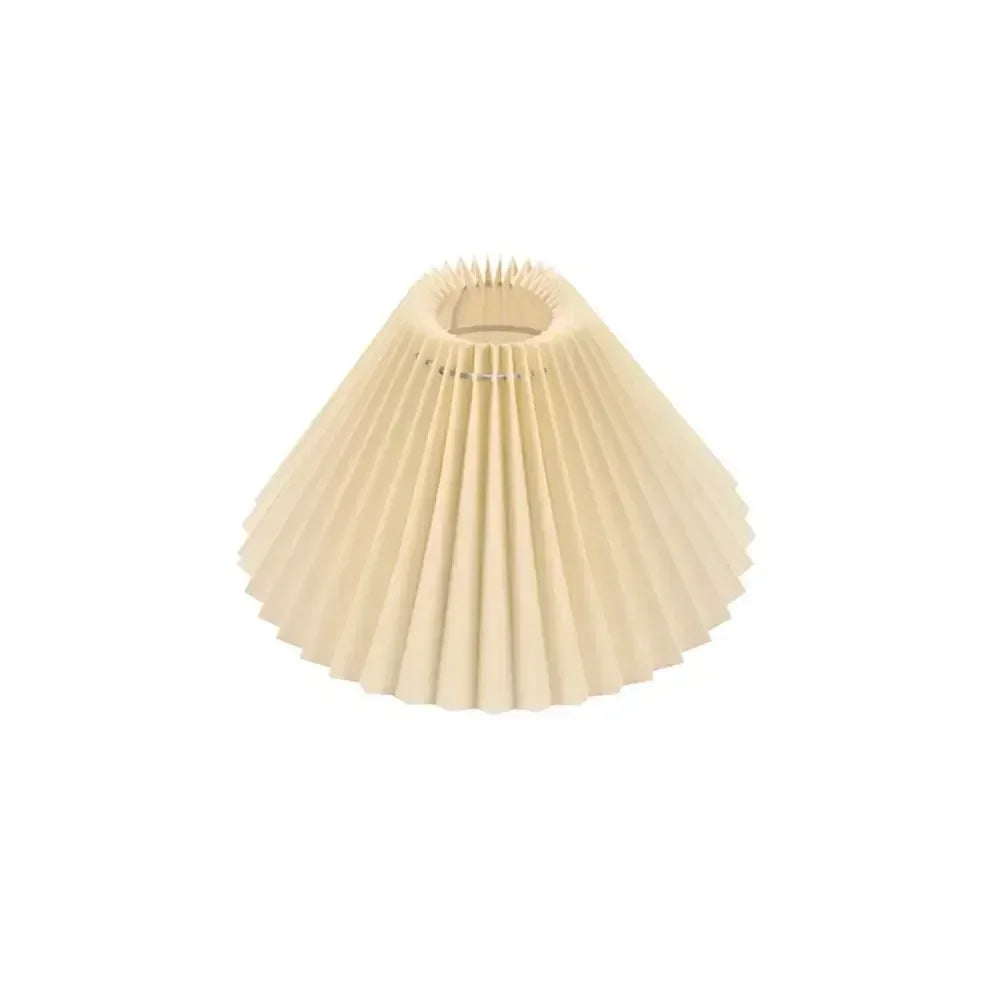 lampe table moderne abat jour plissé rouge blanc vert beige bleu clair rose noir