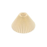 lampe table moderne abat jour plissé rouge blanc vert beige bleu clair rose noir