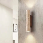 applique murale moderne pierre beige clair veines minimaliste éclairage led chambre salon
