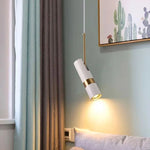 plafonnier led suspendu moderne minimaliste or noir blanc gu10 chambre coucher acier inoxydable brossé