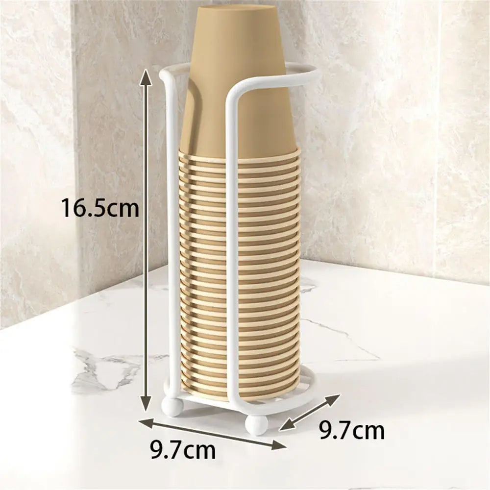 porte verres moderne double niveau fixés supportant 12 verres couleur noir marron respectueux environnement