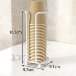 porte verres moderne double niveau fixés supportant 12 verres couleur noir marron respectueux environnement