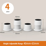 pieds ajustables anti vibration meubles adhésifs antidérapants blanc gris noir mousse moderne