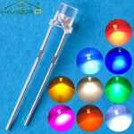 ampoule led transparente plat couleurs bleu vert rouge blanc chaud Jaune white orange pink