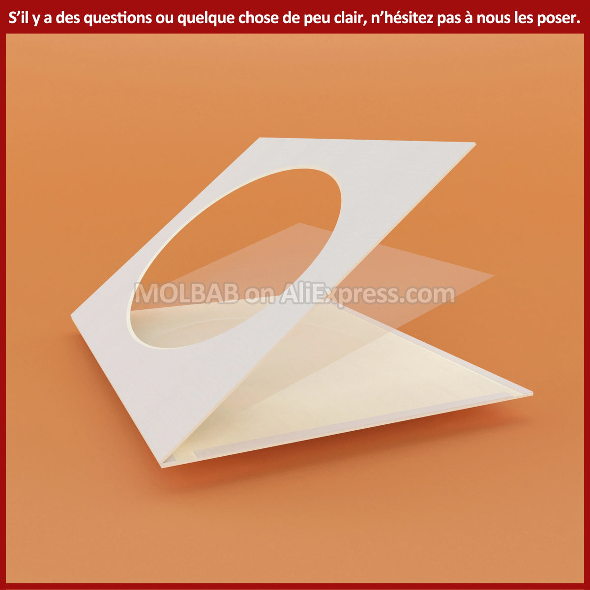 cadres photo carton rectangle ovale blanc noir protection transparent 5x3 6x4 7x5 inch