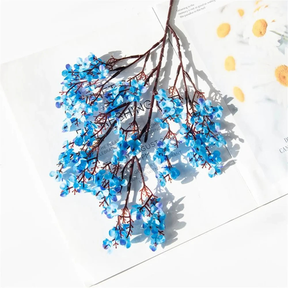 décoration intérieure bouquet blanc petites fleurs naturel maison anniversaire mariage baby shower