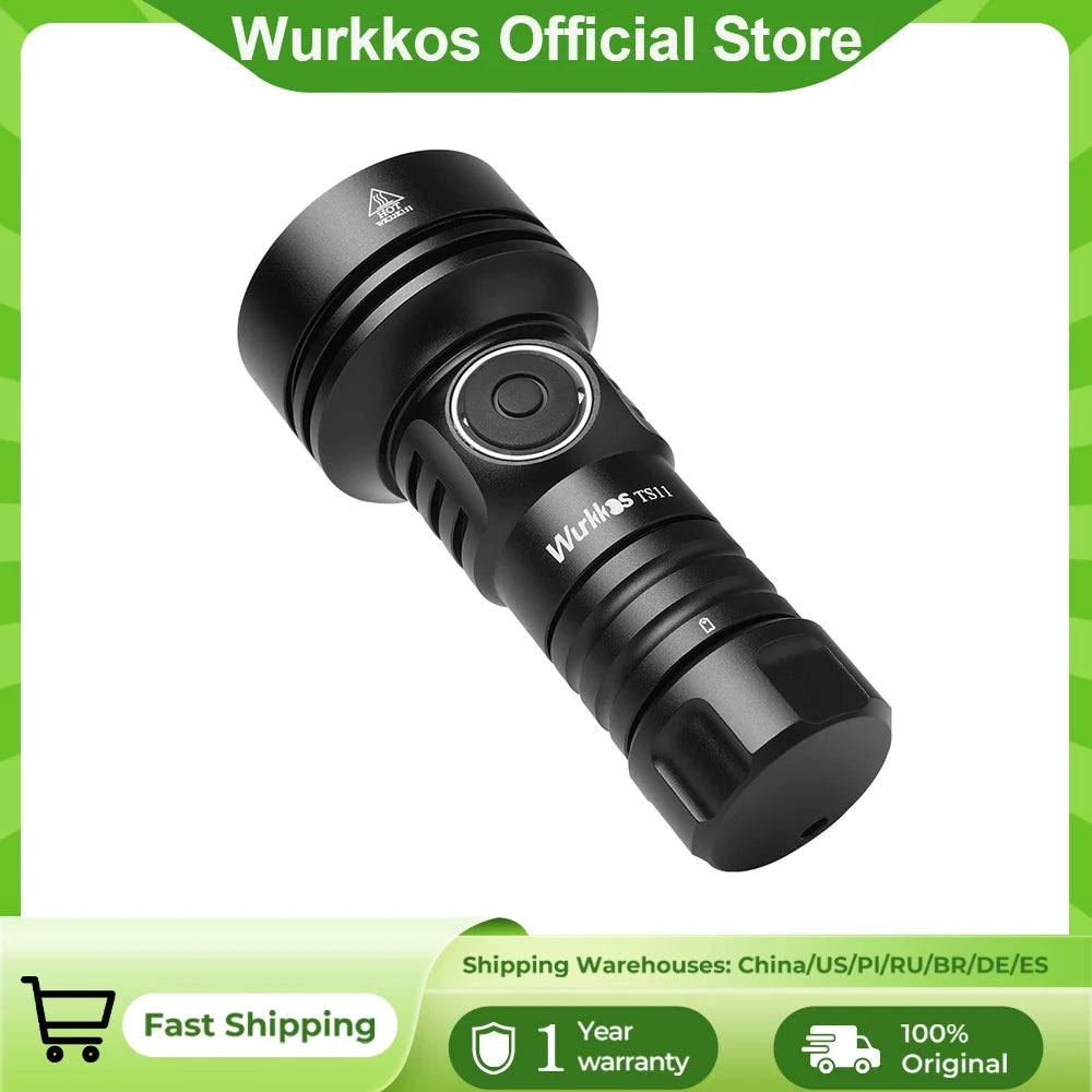 lampe torche rechargeable 18350 led intense pointeur laser mode variateur ip68 2000lm đen