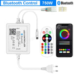 contrôleur led 220v 750w 1500w bluetooth tuya wifi télécommande noir blanc moderne