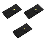 pochette rangement montre velours vert bouton métallique protection anti choc sac emballage bijoux