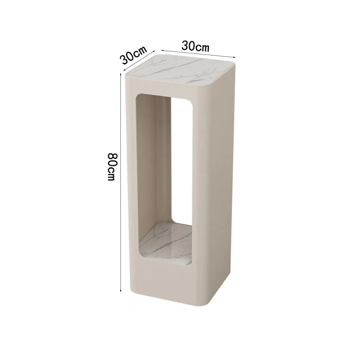 support vases moderne multi niveaux beige noir texture marbrée intérieur moderne