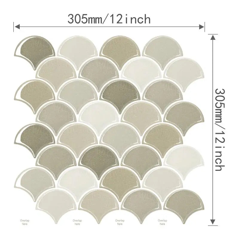 autocollants muraux 3d pvc blanc gris marbré moderne résistants chaleur imperméables carreaux mur