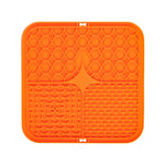 tapis bain animal silicone suction antidérapant moderne orange gris bleu violet vert
