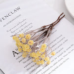 bouquet artificiel fleurs petites naturel minimaliste rose blanc bleu marron tiges intérieur mariage anniversaire