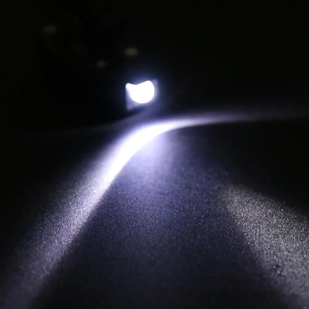 clip lumineux led noir pratique compact lunettes rechargeable portable mini pince lumière