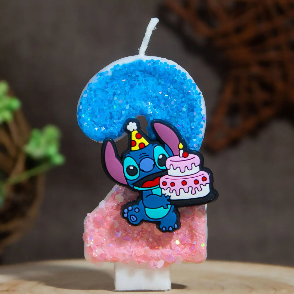 bougies numériques chiffres animées bleu rose blanches scintillantes personnages fêtes gâteaux anniversaire