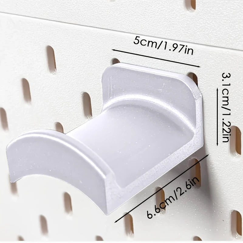 support casque noir blanc moderne adhésif organiser plastique gọn