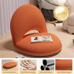 chaise lecture pliante moderne minimaliste tatami tissu texturé coussin salon japonais
