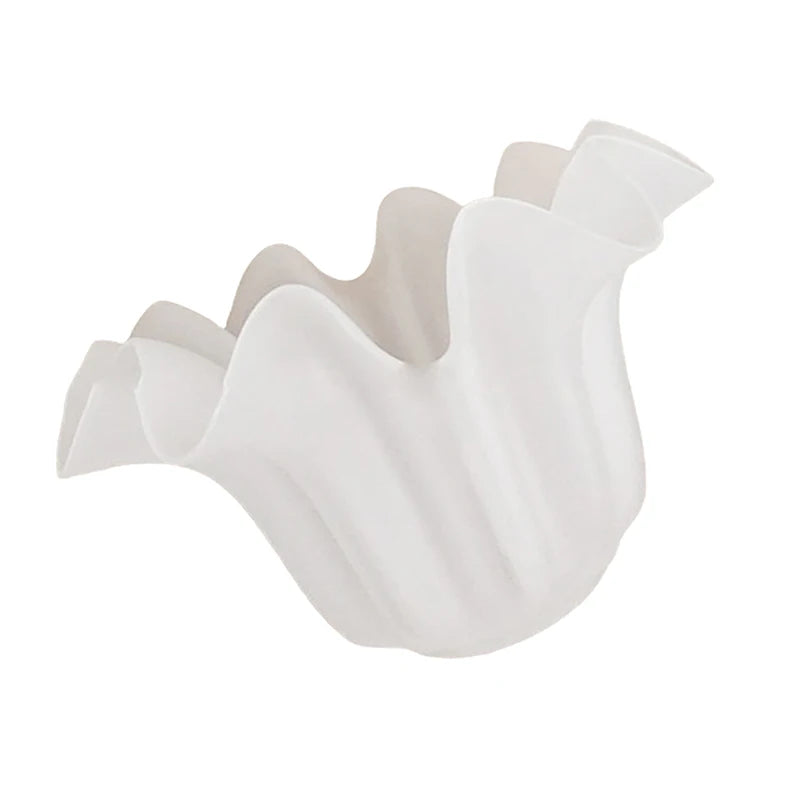 suspension lampe moderne blanche plissée sans ampoules 41mm 113mm 195mm