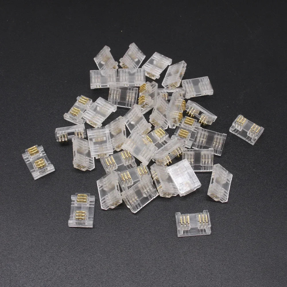 connecteurs rubans led transparent clips câbles couleur moderne facileRGBOCCTBPCOB
