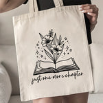 sac main toile motif floral lettre moderne blanc usage quotidien voyage étudiant enseignant