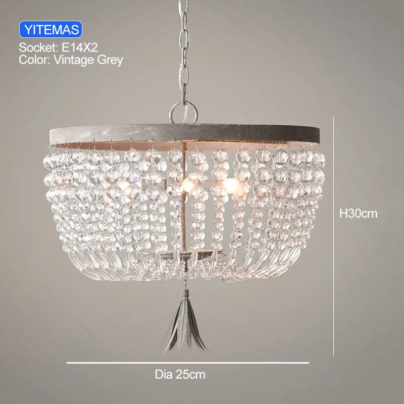 lustre classique cristal transparent doré rangs haute qualité autonome certification sécurité