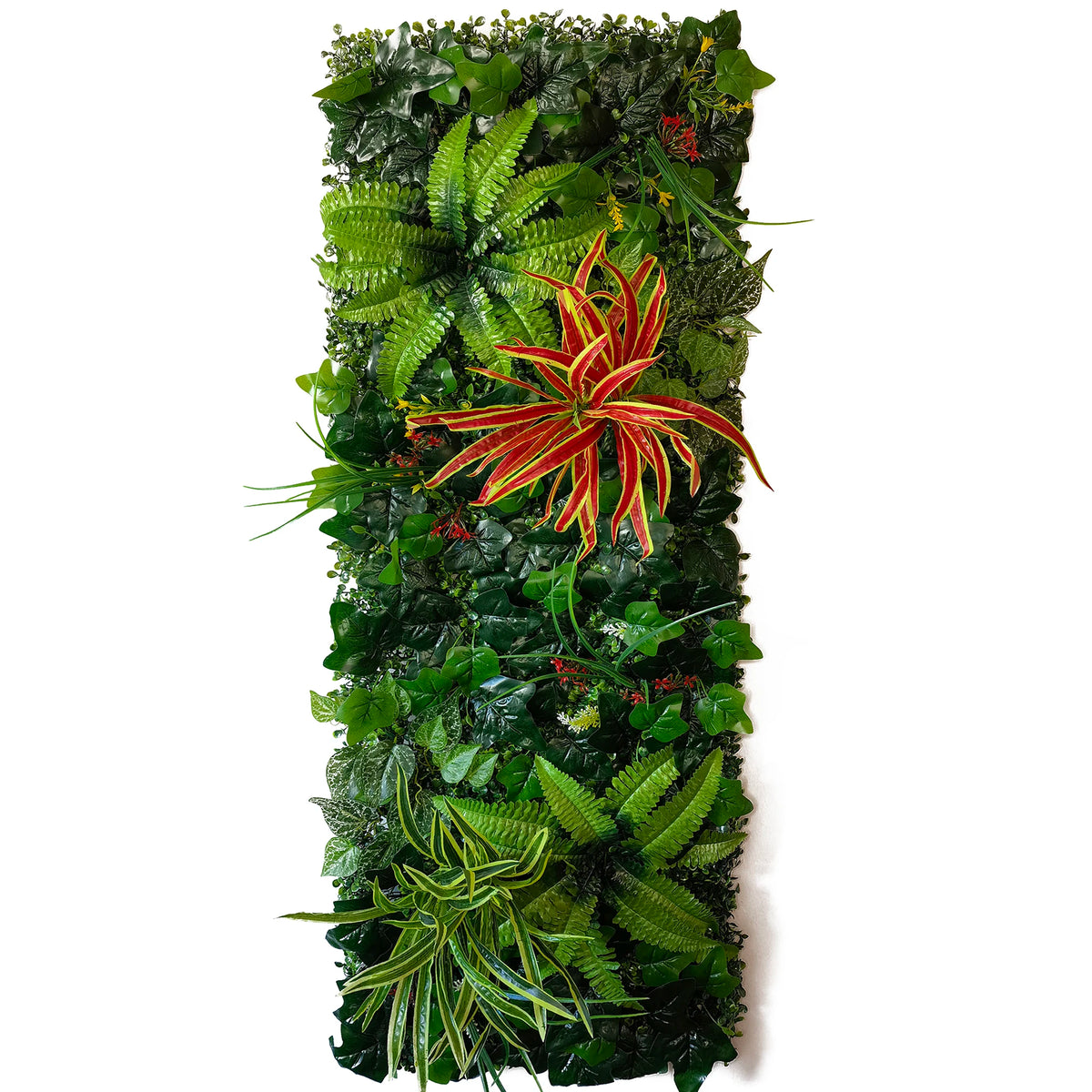 plantes artificielles murales herbe feuilles fleurs roses modernes extérieures festiveDecoration
