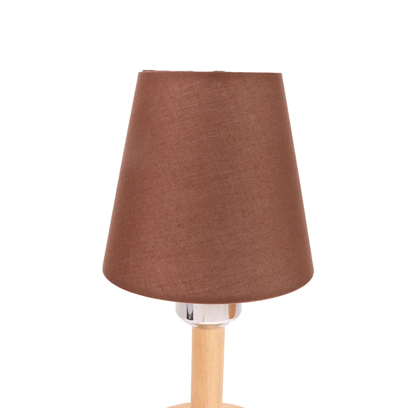 abat jour moderne rouge noir blanc beige vert turquois tissu texturé minimaliste lampe table