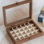 boîte rangement bijoux velours bois élégante or blanc diamants classique opaquet