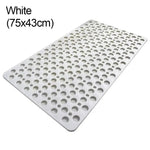 tapis bain antidérapant perforations adhésif rose bleu vert gris moderne