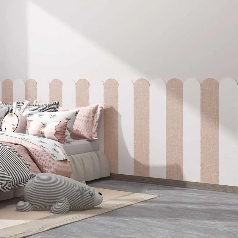 panneaux protection tissu lin bleu beige gris clair adhésifs modernes 90cm 15cm