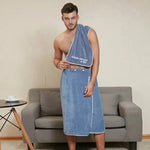 serviette bain microfibre séchage rapide brodée moderne poche innovation gris.velours opacité océan plage