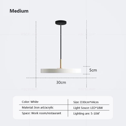 lampe suspension luminaire led moderne métal noir doré minimaliste salon chambre intérieur