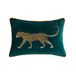 taies d'oreiller velours oiseau perroquet feuilles bleu foncé élégant non toxique polyester respectueux environnement