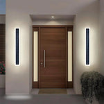 lampe murale solaire ip65 led 60cm blanc noir rayures modernes 6000mAh 610h