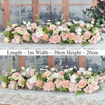 guirlande florale artificielle romantique mariage décoration intérieure blanc violet bleu orangé