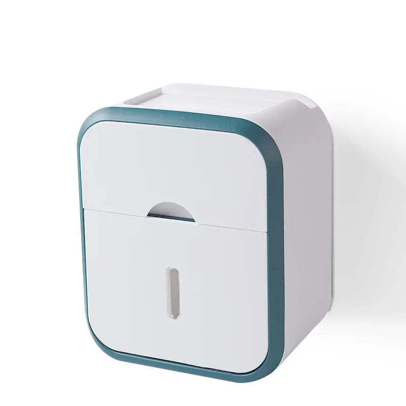 distributeur papier toilette blanc moderne adhésif 22.5cm 18cm opacite mat plastique salle bains fournitures