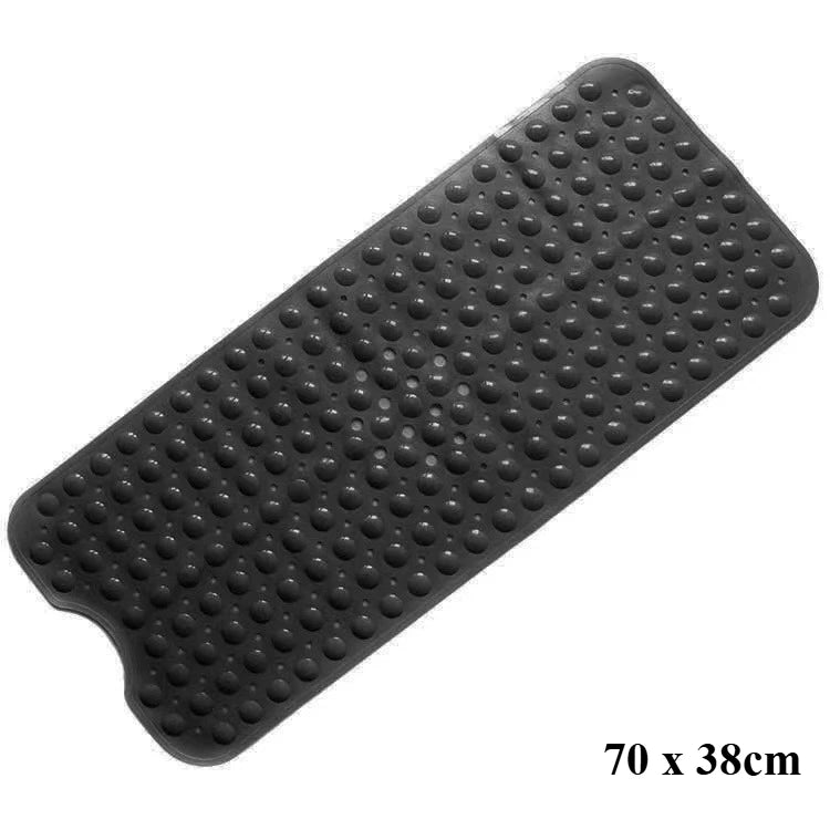 tapis douche gris bleu clair perforé anti dérapant drainage rapide moderne suction 70x38cm 53x53cm