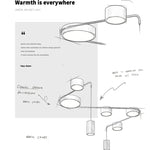 suspension lumineuse moderne minimaliste nordique plafonnier led fer noir flux lumineux élevé certification sécurité