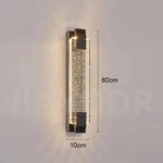 lampe murale moderne or cristal led élégante éclairage ambiance chambre salon