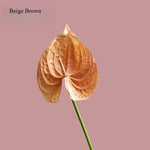 fleurs artificielles modernes rouge blanc vert 62CM extérieur anniversaire décoration maison