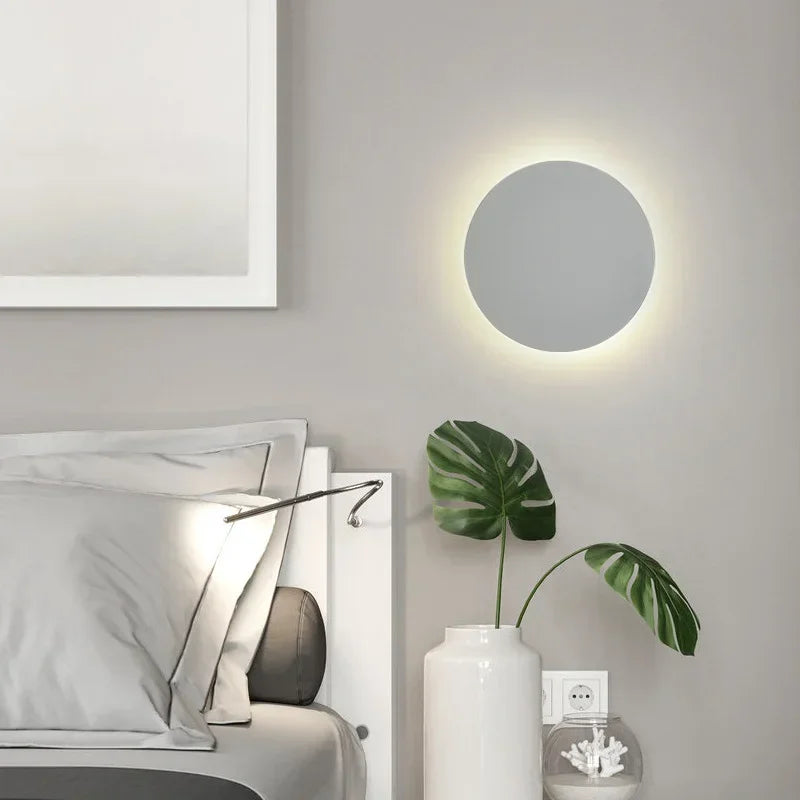 applique murale led moderne or noir gris claire éclairage chambre cuisine salle manger fixée