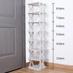 organisateur chaussures étagère moderne noir blanc structure plateaux rangement robuste anti poussière rechargeable