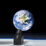 projecteur mural veilleuse lune terre led noir moderne chambre ambiance