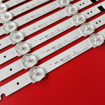 bande led rétro éclairage blanc modernes diodes led connecteurs 3v télévision fixations